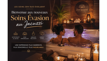 Découvrez les nouveaux soins Évasion au Jacuzzi